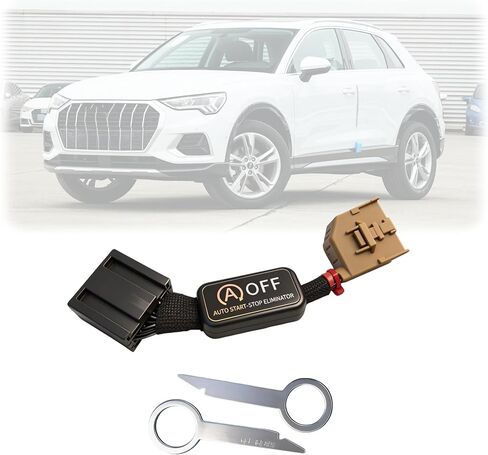 Auto Start Stop Eliminator/Disable Device for Audi Q3 2019-2025, Plug & Play Engine Auto Start Stop Canceller Bypass Cable, Error-Free Memory Retention Set Default to Last Setting in Saudi Arabia