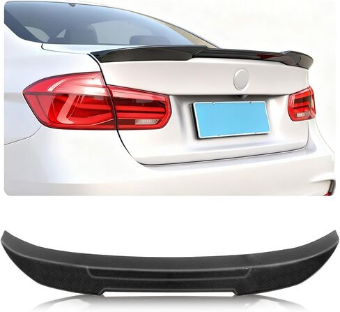 Trunk Spoiler PSM-Style Compatible with 2013-2018 3 Series F30 Sedan F80 M3 Sedan Gloss Black in Saudi Arabia
