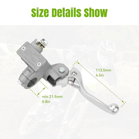 مفتاح فرامل أسطوانة رئيسية للفرامل الأمامية مناسب لـ Kawasaki KX65 KX85 KX100 KX112 KX125 KX250 KX450 KX500 KLX300R KLX450R OE # 43015-1674 43015-0170 43015-0564 43015-0619 in Kuwait