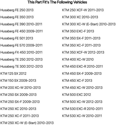 مجموعة إعادة بناء أسطوانة الفرامل الأمامية TUSK لـ KTM 250 XC-W (E-Start) 2010-2013 in Kuwait