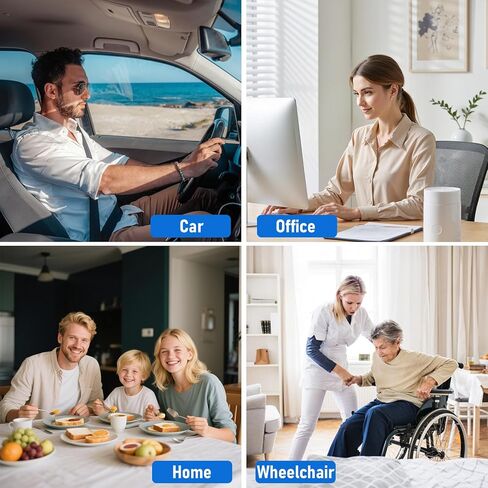 Cooling Gel Seat Cushion, Thickened Big Breathable Honeycomb Design Absorbs Pressure Points Gel Cushion with Anti-Slip Cover Cooling Seat Cushion for Office Chair Home Car Wheelchair Stadium Bleachers in Saudi Arabia