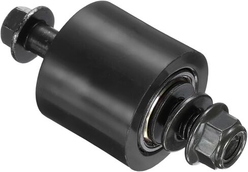 PATIKIL 8mm Roller Pulley Tensioner, Chain Roller Pulley Tensioner Mini Bike Parts Nylon Cylinder Type Guide Wheel Chain Guide Slider Set for Mini Motorcycle Dirt Bike, Black in Kuwait