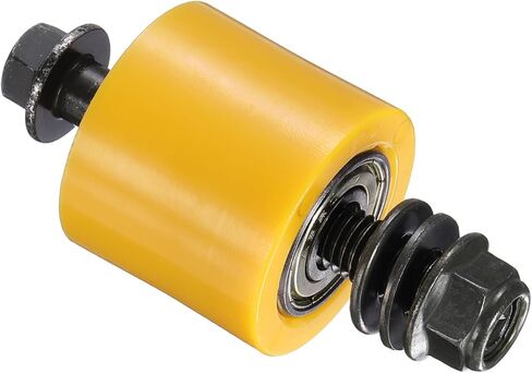 PATIKIL 8mm Roller Pulley Tensioner, Chain Roller Pulley Tensioner Mini Bike Parts Nylon Cylinder Type Guide Wheel Chain Guide Slider Set for Mini Motorcycle Dirt Bike, Black in Kuwait