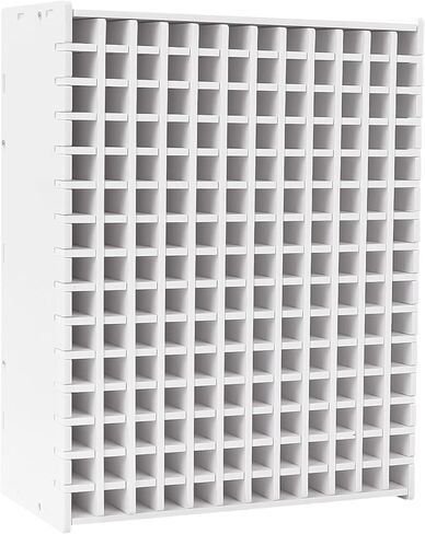 BigKing Art Marker Storage Rack - Watercolour Brushes Pens Color Pencils Organizer Holder for Desk, White (180 Holes) in Kuwait