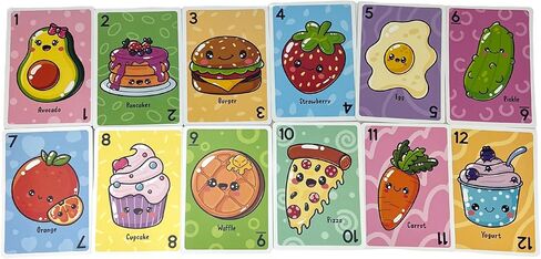 Cottage Door Press Totally Awesome Go Fish Kawaii Card Game for Kids with 48 Adorable Food Character Cards for 2 to 4 Players in Saudi Arabia