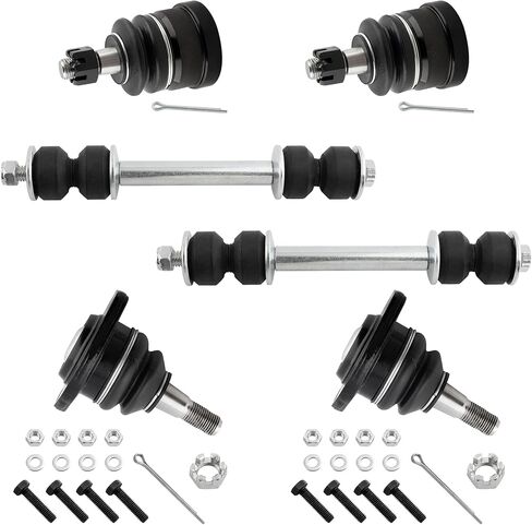 6Pcs Front Sway Bar End Links + Upper & Lower Ball Joints Fit For Buick For GMC S15 Jimmy For Chevrolet S10 Pickup Malibu For Isuzu For Oldsmobile For Pontiac Grand Prix K5208 K6145 K5254 in Kuwait