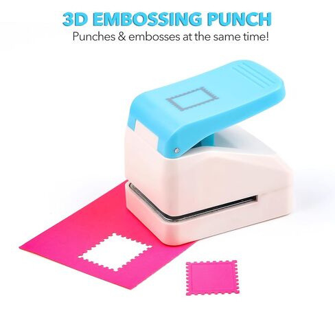Stamp 0.9x1.1inch Postage Stamp Embossing Punch; Punches Score Tools for Scrapbooking Journaling Paper Craft DIY Card Making Paper Crafting Scrapbooking DIY Card Making Arts Crafts Supplies in Kuwait