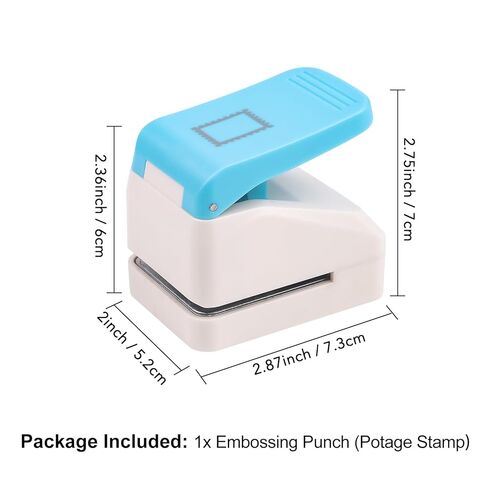 Stamp 0.9x1.1inch Postage Stamp Embossing Punch; Punches Score Tools for Scrapbooking Journaling Paper Craft DIY Card Making Paper Crafting Scrapbooking DIY Card Making Arts Crafts Supplies in Kuwait