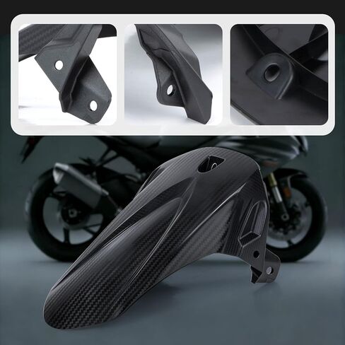 Motorcycle Rear Fender Mudguard Fits for 2011-2025 GSXR600 GSXR750 K11, Black Carbon Fiber Texture Fender Mudguard in Kuwait