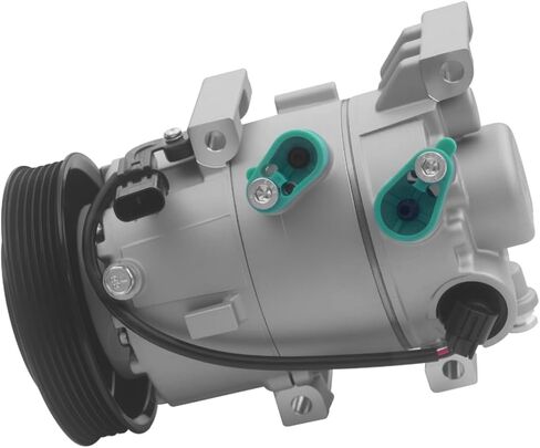 AC Compressor Compatible with Kia Soul Forte-Koup Forte5 2014-2019, Compatible with Hyundai Elantra 2017, ONLY FITS 1.6L engine,with A/C Clutch, CO29273C,168306 in Saudi Arabia