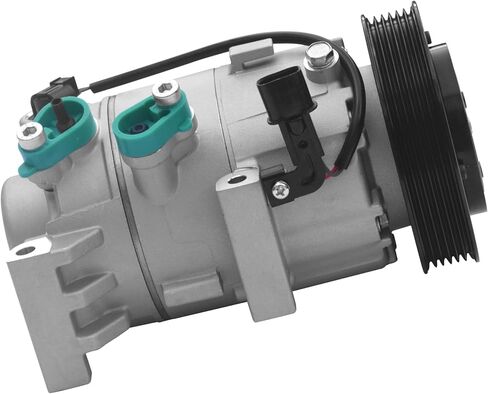 AC Compressor Compatible with Kia Soul Forte-Koup Forte5 2014-2019, Compatible with Hyundai Elantra 2017, ONLY FITS 1.6L engine,with A/C Clutch, CO29273C,168306 in Saudi Arabia