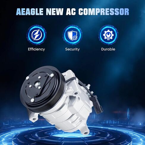 AEagle AC Compressor with Clutch Air Conditioning Fit for Chrysler 300 Dodge Challenger Charger Durango, for Jeep Grand Cherokee, for Grand Cherokee in Kuwait