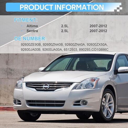 تكييف وضاغط للهواء متوافق مع 2007-2012 ألتيما 2.5L، 2007-2012 سينترا 2.5L OE#6512503 92600ZE90B, 92600ZN40B in Kuwait
