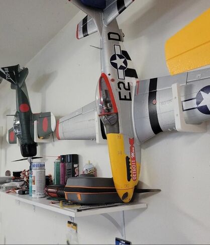 RC Airplane Hanger Ceiling Mount Wall Bracket for Hanging Medium Planes, Space Saving Display Storage Solution in Kuwait