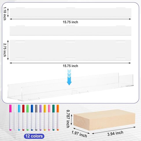 Sabary Magnetic Levitation Train Kit Magnets Science Discovery Kit Includes Monopolar Magnetic Tape Track Board Wood Block for Science Experiments in Kuwait
