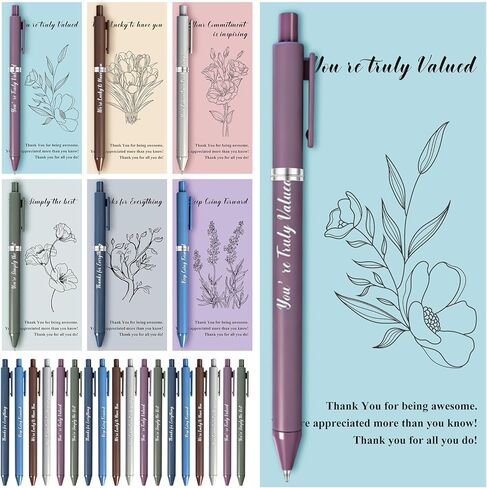 Auch Employee Appreciation Gifts Bulk – 30 Pack Inspirational Animal Ballpoint Pens with Funny Thank You Cards for Coworkers, Teachers, Team & Staff (Multicolor) in Saudi Arabia
