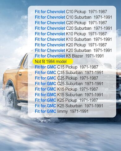 Stainless Steel Front and Rear Brake Lines Compatible with Chevy GMC C/K 15 20 25 Blazer 4"-6" Lift Replace 89340S 89335S 3PCS in Kuwait