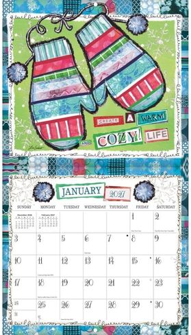 Happy Life 2027 Wall Calendar by Lori Siebert in Kuwait