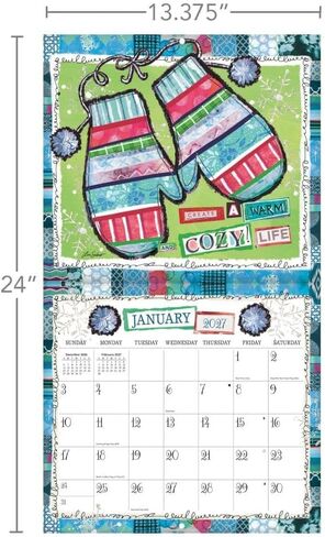 Happy Life 2027 Wall Calendar by Lori Siebert in Kuwait