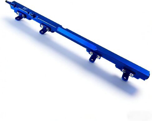 #5014496AC - Billet Aluminum Fuel Rail Compatible with 1997-2001 1998 1999 2000 Jeep Wrangler TJ/Grand Cherokee XJ 4.0L 6L (Black) in Saudi Arabia