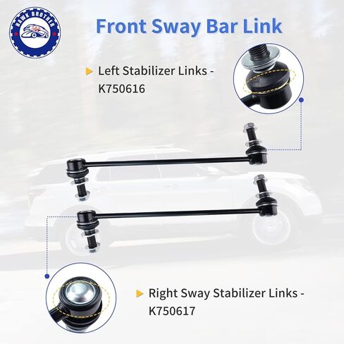 4pcs Suspension Kit Front Rear Stabilizer/Sway Bar End Link Replacement for 2011-19 Ford Explorer 2013-19 Ford Police Interceptor Utility-K750616 K750617 K750393 K750394 in Kuwait