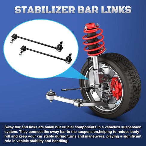 K750574 Front Stabilizer Sway Bar End Links Compatible with Toyota Sienna 2011 2012 2013 2014 2015 2016 2017 2018 2019 2020, Set of 2 in Kuwait