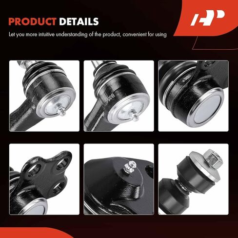 A-Premium Set of 10, Front Upper Lower Ball Joint, Sway Bar Link, Inner Outer Tie Rod End, Compatible with Dodge Ram 2500 2000-2002, Ram 3500 2000-2002, RWD Only in Kuwait