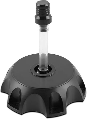 Fuel Tank Cover Cap, Aluminum Alloy Dirt Bikes Fuel Tank Cap, Hexagonal Gas Cap with Vent Breathable Cap Oiler, Fit for 50cc 70cc 90cc 110cc 125cc 140cc 150cc 160cc Pit Dirt Motor Bike (Black) in Saudi Arabia