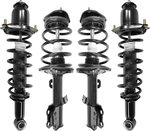 COMPLETESTRUTS - Front & Rear Complete Strut Assemblies with Coil Springs Replacement for 2003-2008 Toyota Matrix FWD - Set of 4 in Kuwait
