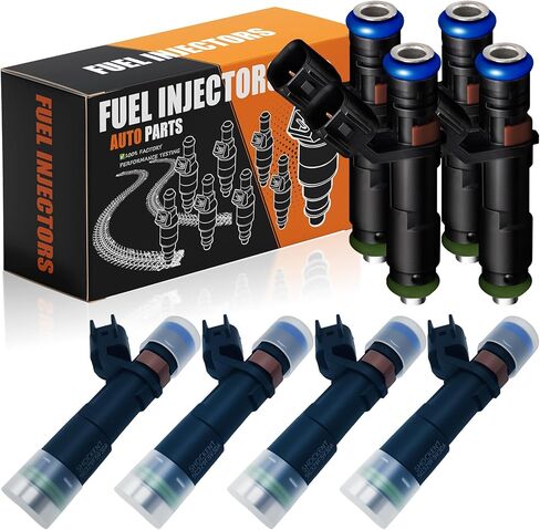 FJ817 Upgraded Fuel Injectors 5.4L V8 Fit for:-Ford F150 2005–2007, F250 / F350 Super Duty 2005-2007, Expedition 2005–2006, Fit for:-Lincoln Navigator 2005–2007#OE:5C3Z9F593DA, 5C3Z9F593DC in Saudi Arabia