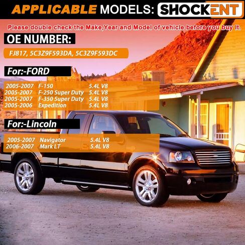 FJ817 Upgraded Fuel Injectors 5.4L V8 Fit for:-Ford F150 2005–2007, F250 / F350 Super Duty 2005-2007, Expedition 2005–2006, Fit for:-Lincoln Navigator 2005–2007#OE:5C3Z9F593DA, 5C3Z9F593DC in Saudi Arabia