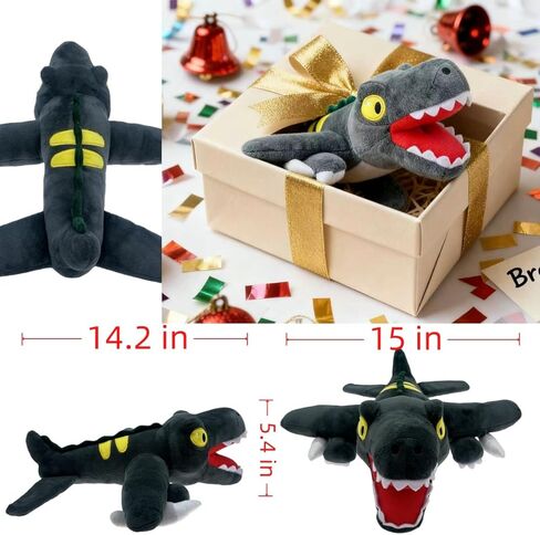 Dinosaur Airplane Plush Toy - Brainrot Inspired Flying Dino Stuffed Animal, Soft dinosaur plush doll for Fans Gift, Home Bedroom Decor&Office，Unique Plushies gift Set for Birthday& Christmas in Saudi Arabia