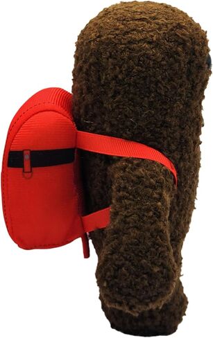 LICENSE 2 PLAY Domo Kun 6.5-Inch Classic Plush – Iconic Brown Monster with Mini Red Backpack - Super-Soft Collectible Toy for Kids, Kidults & Nostalgic Fans in Saudi Arabia