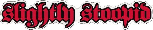 Square Deal Recordings & Supplies - Slightly Stoopid - Red and Black Logo - Cut Out Transparent Sticker in Kuwait
