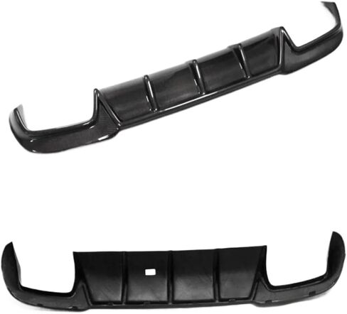 Compatible with Benz W212 R Style Carbon Fiber Rear Bumper Lip Diffuser Mearcedes W212 E-CLASS E63 AMG 2014-2016 in Saudi Arabia