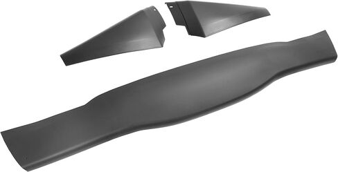 KUAFU Front Lower Bumper Valance Compatible with 2018-2023 Freightliner Cascadia Bumper Air Flow Deflector Dam Black 3Pcs in Kuwait