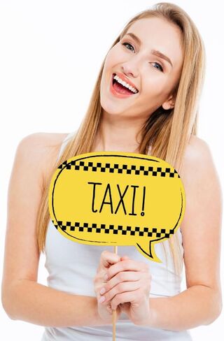Big Dot of Happiness New York - NYC Cityscape Photo Booth Props Kit - 20 Count in Kuwait