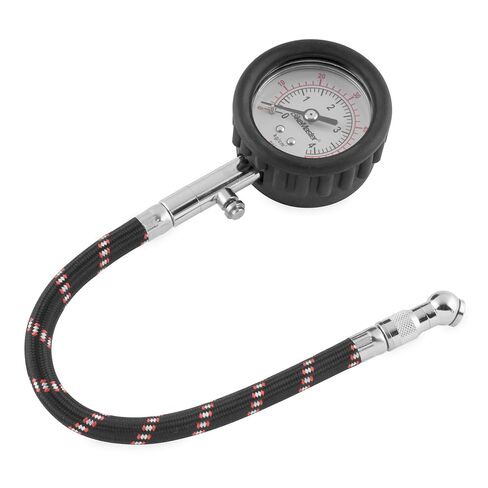 BikeMaster Dial Gauge With Hoses - 0-60 psi/-- in Kuwait