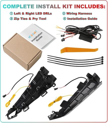 LED Side Marker Lights for 2024-2026 Toyota Tacoma Fender Light White DRL with Startup Animation & Amber Sequential Turn Signal, 4th Gen Tacoma Accessories (SR & SR5 Only) in Saudi Arabia