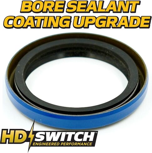 HD Switch 4 Pack Spring Loaded Double Lip Bearing Grease Seal Upgrade for 15192TB 10-60 010-060-00 AD2267EO 533409 1.5" id x 1.987" OD, Trailer Wheel Hub, 2000 LB Axle BT16 Spindle in Kuwait
