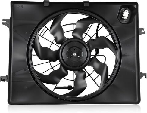 621-477 Radiator Cooling Fan Fit for Hyundai Sonata 2011-2013 L4 2.4L Gas, for Kia Optima 2012-2013 L4 2.4L Gas Replacement Radiator Fan Assembly 622630 253803Q170 253803R170 253803R610 in Saudi Arabia