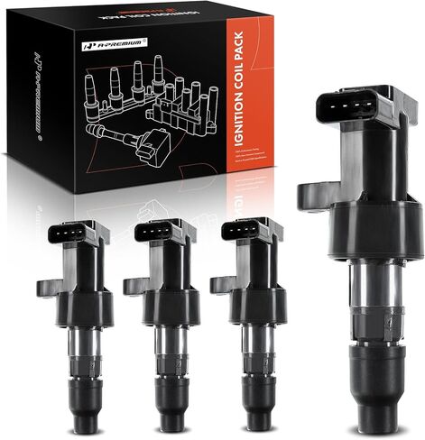 A-Premium Ignition Coil Pack Set of 6 Compatible with Jaguar S-Type 2003-2008 X-Type 2001-2008 V6 2.5L 3.0L in Kuwait