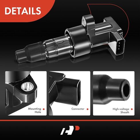 A-Premium Ignition Coil Pack Set of 6 Compatible with Jaguar S-Type 2003-2008 X-Type 2001-2008 V6 2.5L 3.0L in Kuwait
