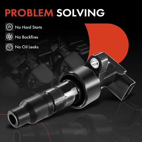 A-Premium Ignition Coil Pack Set of 6 Compatible with Jaguar S-Type 2003-2008 X-Type 2001-2008 V6 2.5L 3.0L in Kuwait