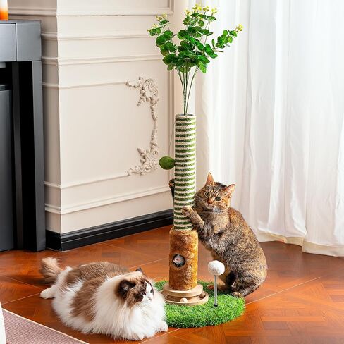 Cat Beds for Indoor Cats, Expandable Indoor Cat House and Cat Hideaway, Muti-Functional Cat Condo with Breathable and Wearing Resistant Cloth Cover, 15.75×15.75×15.75 inches, Grey in Saudi Arabia