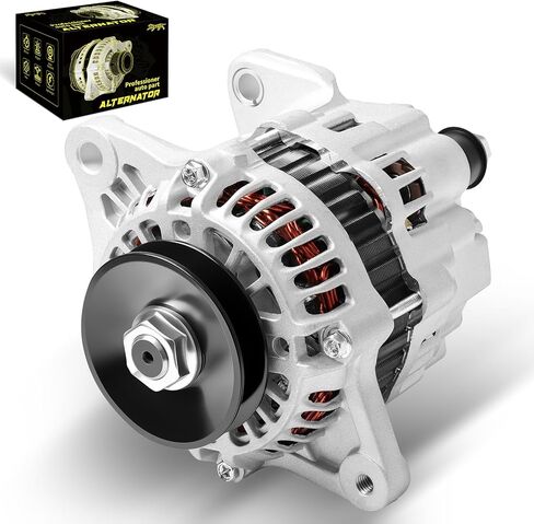 Oktiger Alternator for Nissan Forklift 2004-2009, for Mitsubishi Forklift, for Caterpillar Ag. & Ind. Lift Truck, for Kalmar AC Forklift, for Komatsu Forklift, for TCM Equipment Forklift, 23100-FF110 in Saudi Arabia