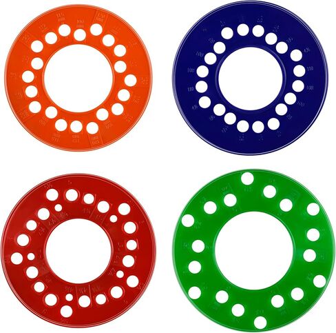 Wheel Bolt Pattern Template Tools Compatible with Cars & Trucks, Fits for Accurately Measure Your Wheel Lug, for Measure The Layout Pattern of 4, 5 Or 6 Lug Setups in Kuwait