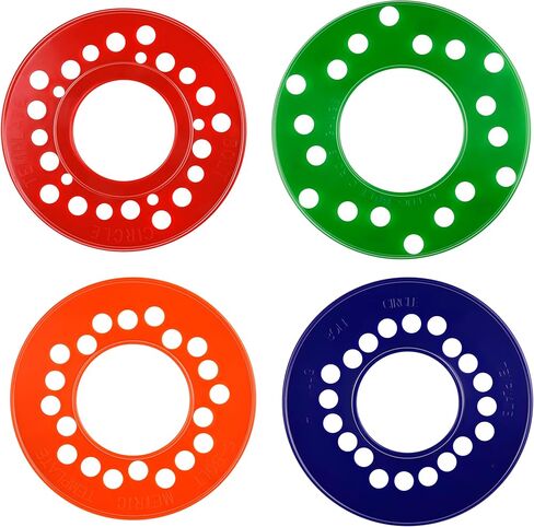 Wheel Bolt Pattern Template Tools Compatible with Cars & Trucks, Fits for Accurately Measure Your Wheel Lug, for Measure The Layout Pattern of 4, 5 Or 6 Lug Setups in Kuwait