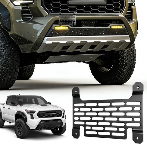2024-2026 Tacoma License Plate Frames,No Drill Front Bumper License Plate Bracket Holder Compatible with Toyota Tacoma Accessories 4th Gen 2026 2025 2024 in Kuwait