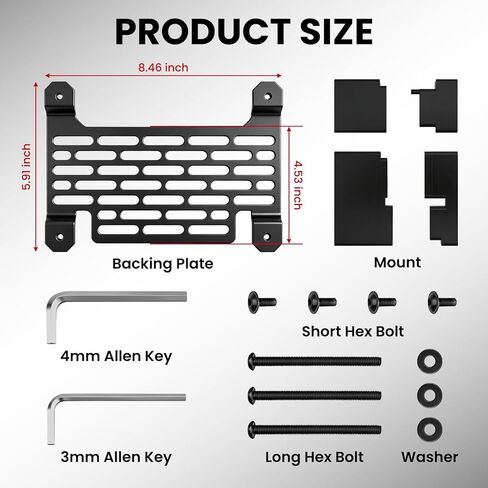 2024-2026 Tacoma License Plate Frames,No Drill Front Bumper License Plate Bracket Holder Compatible with Toyota Tacoma Accessories 4th Gen 2026 2025 2024 in Kuwait